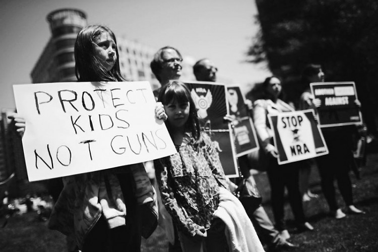 Protests of gun-violence following Marjory Stoneman Douglas High School shooting. 