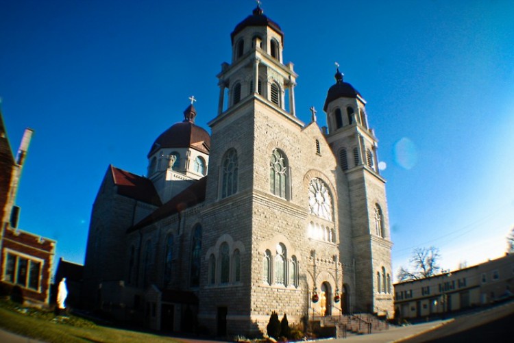 Facade Exterior Basilica of St. Adalbert