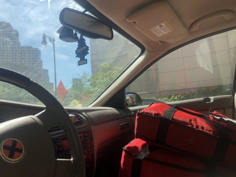 A delivery driver's view