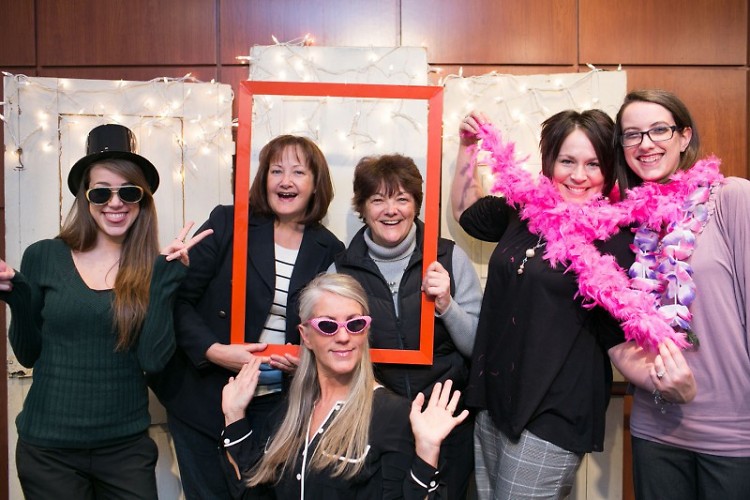 Local women strike a pose at last year's Open Hearts Open Doors event.