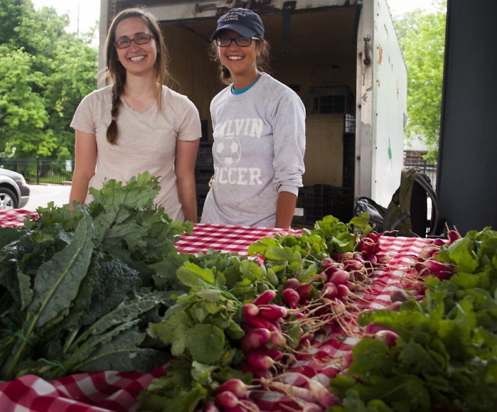 Green Wagon Farm sell their produce at the Market weekly.
