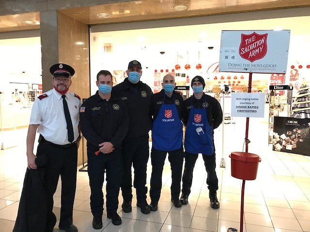 Grand Rapids Fire Department is ringing bells at Macy’s throughout this week.