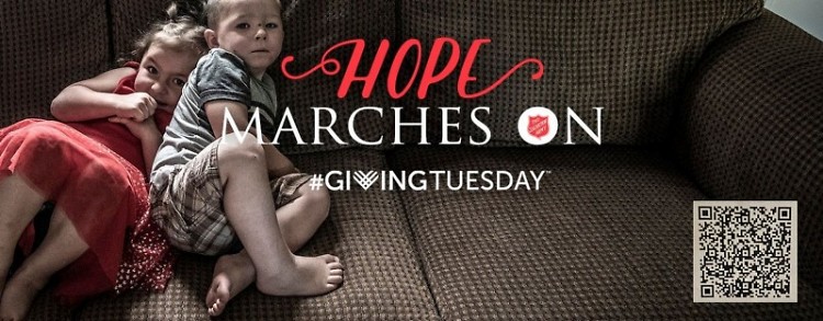 Support The Salvation Army tomorrow - on Giving Tuesday!