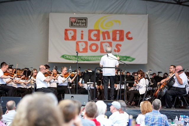 Grand Rapids Symphony's 2017 D&W Fresh Market Picnic Pops opens its 23rd summer on Thursday and Friday, July 13-14