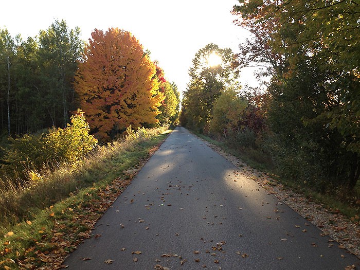 The Fred Meijer White Pine Trail is 92 miles long and a favorite destination in all seasons. 