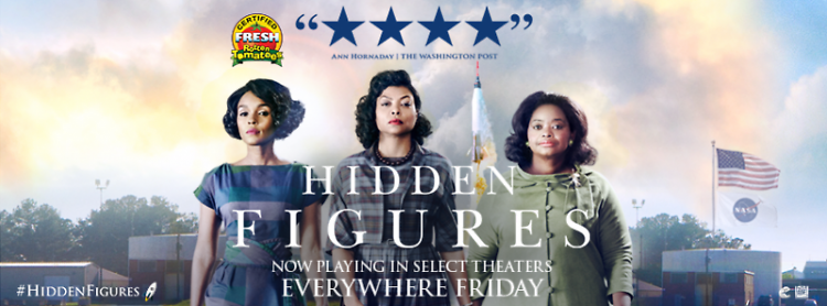 The movie Hidden Figures opens in movie theaters this weekend.