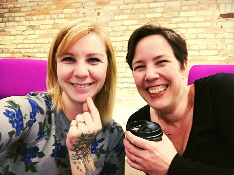 Marjorie Steele (left) and Holly Bechiri (right) of Honest PR + Creative
