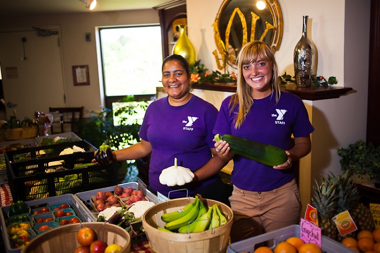 Sara Vander Zanden and Leticia De La Paz are the Veggie Van team