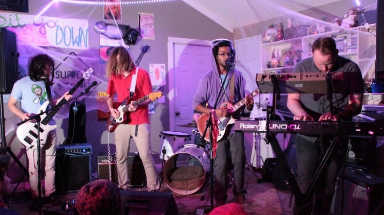 The Landmarks (Ann Arbor) performing at The Compound last year