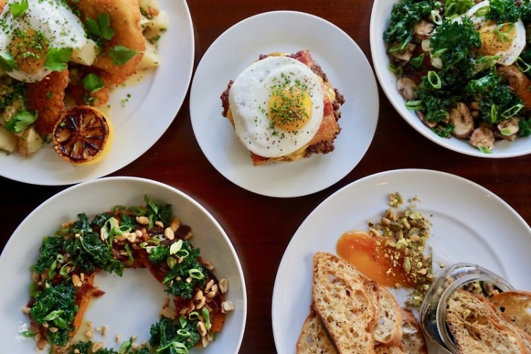 Breakfast dishes at The Littlebird in Downtown Grand Rapids