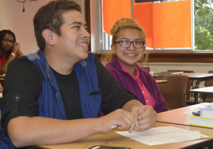 Josue Centeno and Ashley Barrera of Innovation Central are active in Michigan Youth in Government