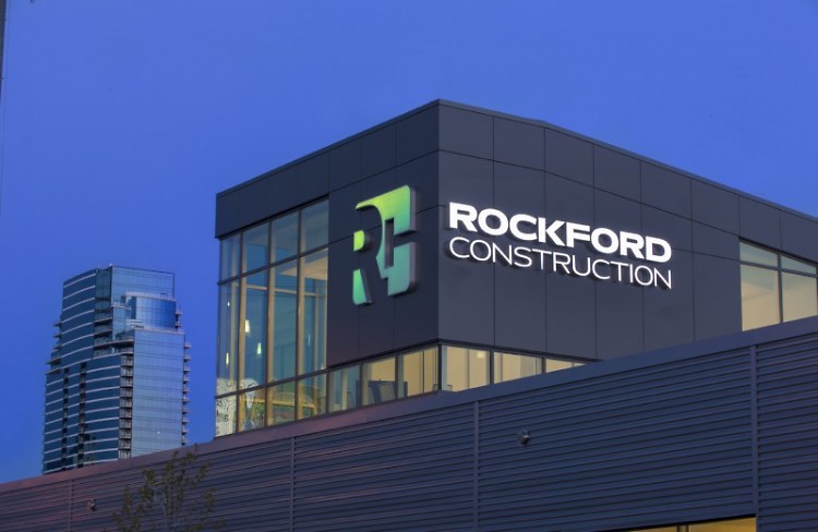 Rockford Construction's new headquarters at 601 1st St. NW