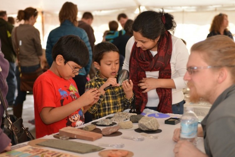 Attendees at the MSU's Science Festival at the Grand Rapids Public Museum