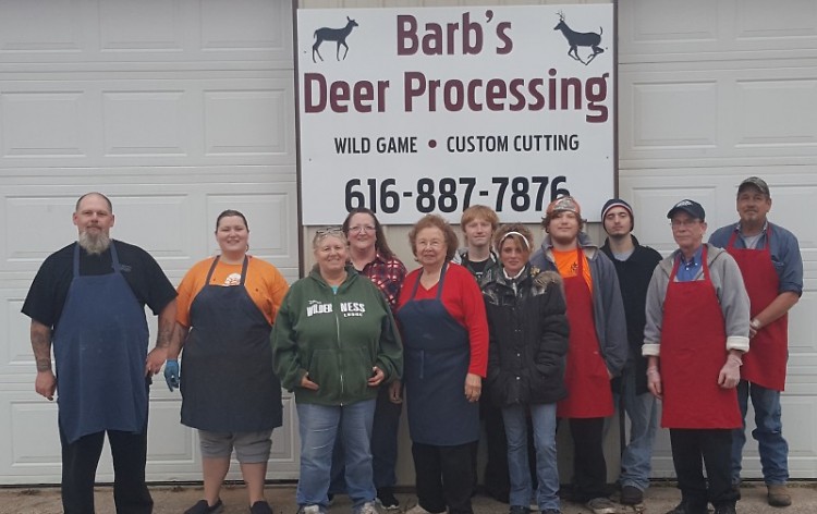 Barb’s Deer Processing in Comstock Park is a family business.