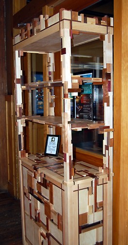 Accumulated Wood Cabinet
