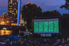 Showing of The Matrix at Movies at the Park