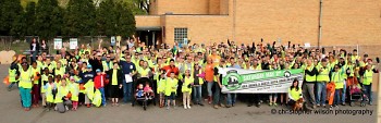 Some of the crowd at the 2015 Cleanup on May 2
