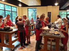Previous cooking class at Thought Design 