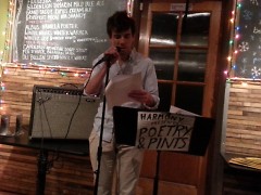 Local librarian/poet Kyle Flak reads.