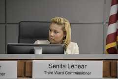 Third ward Commissioner Senita Lenear 