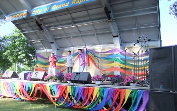 Live entertainment at last year's Pride Festival.