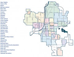 Grand Rapids' "official" neighborhoods