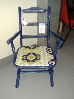 Molly Marshall's finished chair