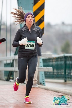 Runner on the Sixth Street Bridge