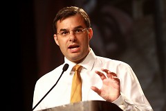 U.S. Rep Justin Amash, pictured here in 2013, held a town hall meeting on Tuesday.