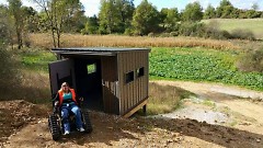 The Sharonville State Game Area has adaptive blinds to help aid those with health challenges get a better view. 