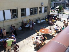 The Alleyway Cafe transformed a vacant space into a vibrant community gathering space.