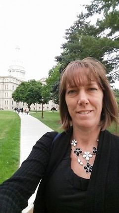 At the capitol in Lansing  to work with the Every Student Succeeds Act Action Team