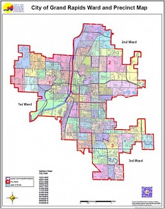 City of Grand Rapids Ward and Precinct Map