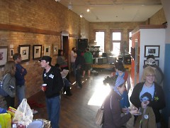 A recent potluck and art event at The DAAC