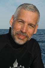 Dr. David Guggenheim aboard a research vessel in Cuba