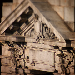 Stone Eagles on Federal Building dedicated by President Theodore Roosevelt