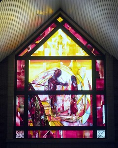 The East Window in Christ Chapel in Cornerstone University