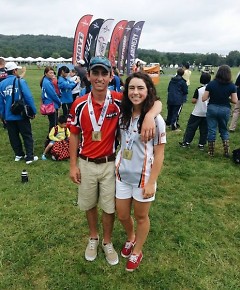 Siblings Chris and Emily Bee of Hartland are on the MSU Archery Team and compete worldwide.