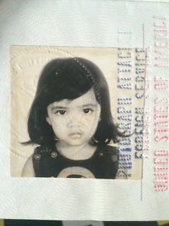 Zyra Castillo as a little girl