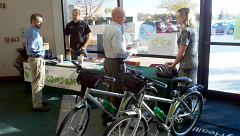 Priority Health recently purchased campus bikes for employees to sign out for lunchtime errands, recreation or exercise.