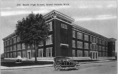 This 1925 postcard showcases the then newly built South High School building