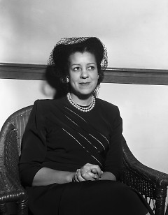 Helen Jackson Claytor, the first African-American elected president of the local YWCA in 1949 
