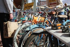 Bicycles at the Vintage Street Market