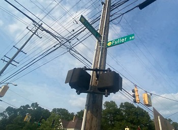 Intersection of Franklin St. and Fuller Ave., an area within the City of Grand Rapids' Neighborhoods of Focus.
