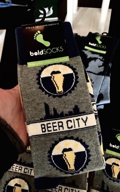 BOLDsocks shows their love for Grand Rapids with these Beer City socks