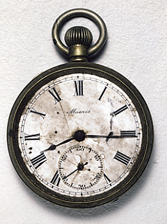 Kengo Nikawa carried this watch, a treasured gift from his son, as he headed for work on August 6, 1945.