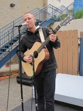 Performing at the Avenue for the Arts Market in June