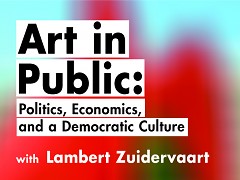 Art in Public book launch, lecture, and symposium