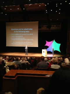 W. Dwight Armstrong spoke at Calvin College's January Series