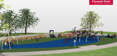Pleasant Park Playground Design, 2013
